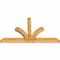 Ekena Millwork Richland Rough Sawn Timber Gable Bracket, Western Red Cedar, 96"W x 56"H x 6"D x 6"F, 14/12 Pitch GBW096X56X0606RIC00RWR - alternate 2